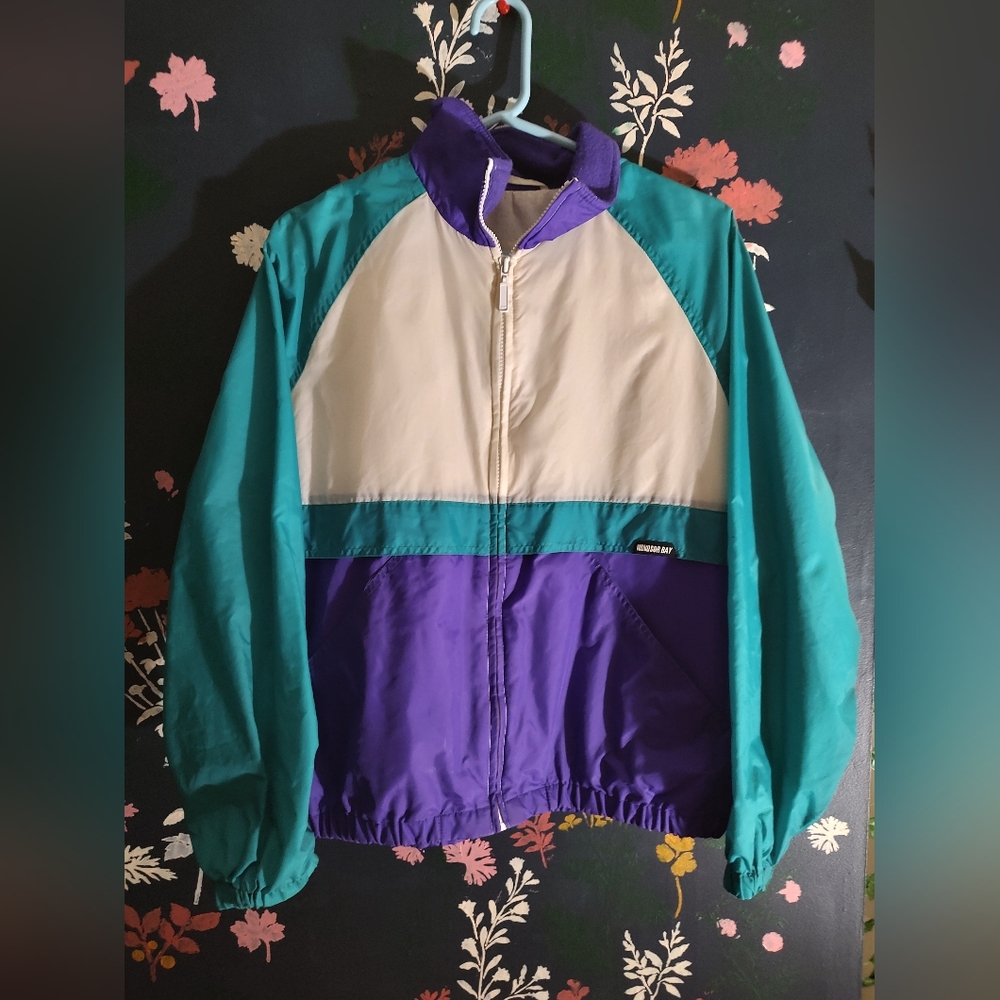 Windsor Bay Vintage 1980's/1990's Color Block Windbreaker